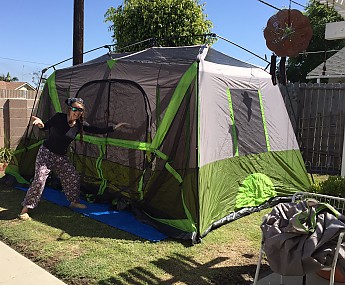 Ozark Trail 9 Person 2 Room Instant Cabin Tent With Screen Room