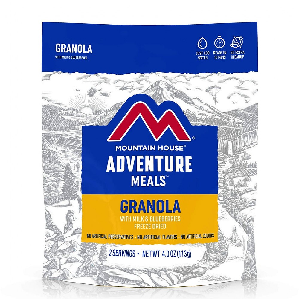 photo: Mountain House Granola with Milk and Blueberries breakfast