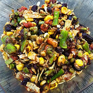 photo: Packit Gourmet Southwest Black Bean & Corn Salad vegetarian entrée