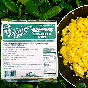 photo: Cache Lake Foods Outfitter's Choice Scrambled Eggs breakfast