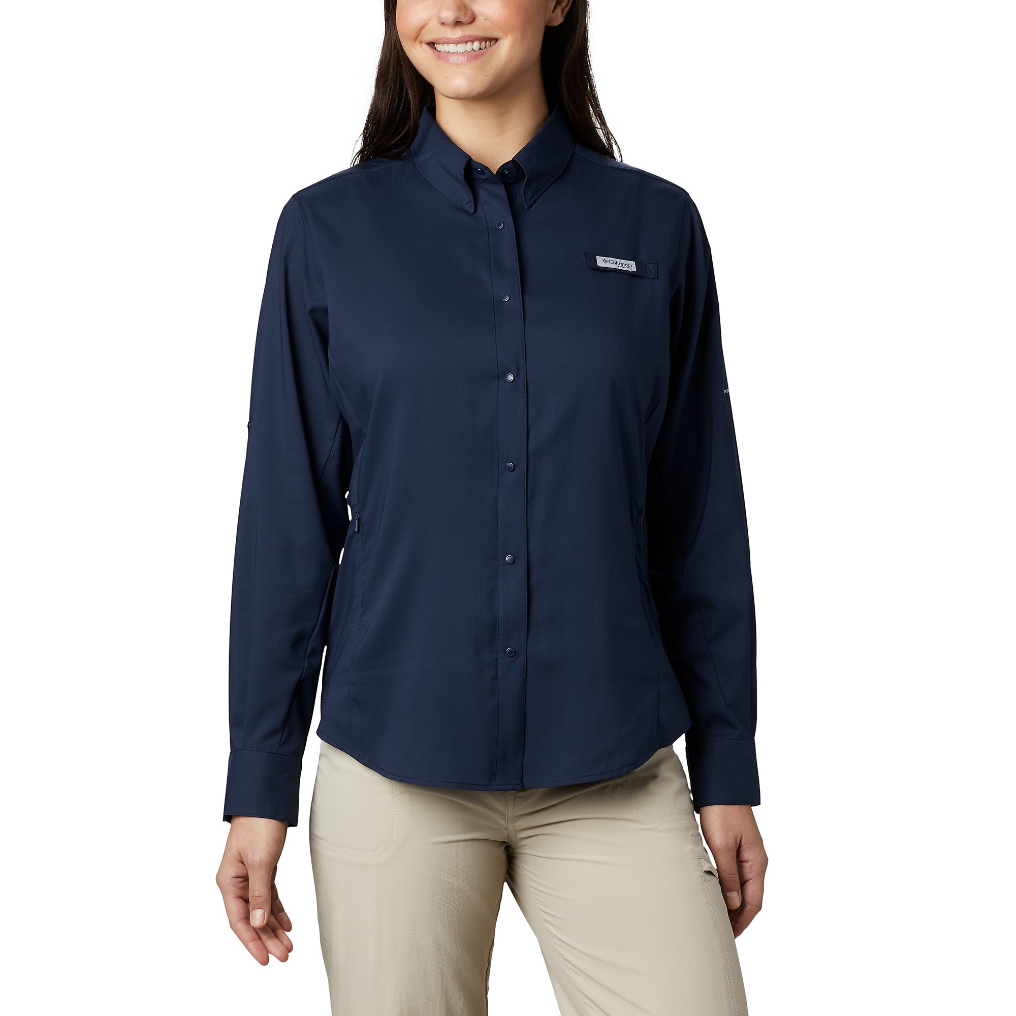 photo: Columbia Women's Tamiami II Long Sleeve Shirt hiking shirt