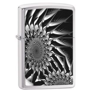 photo: Zippo Brushed Chrome Lighter fire starter