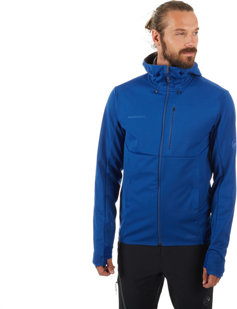 photo: Mammut Ultimate V Hooded Softshell Jacket soft shell jacket
