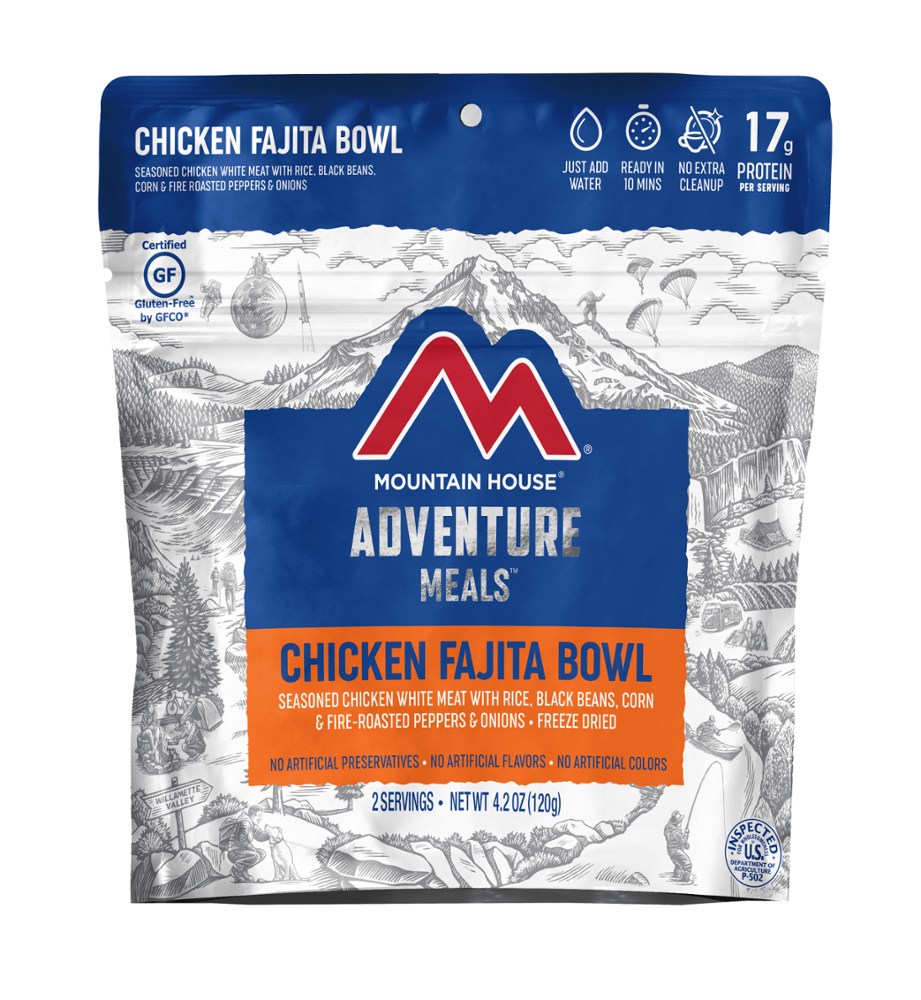 photo: Mountain House Chicken Fajita Bowl meat entrée