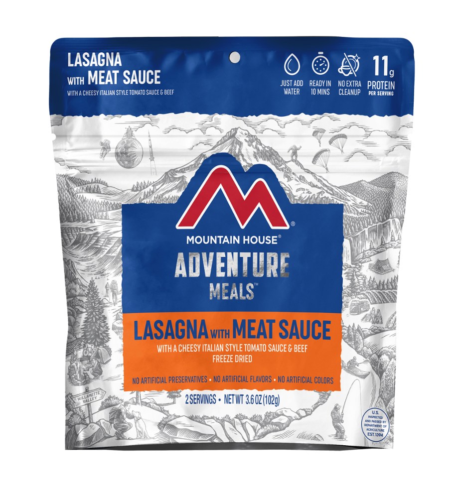 photo: Mountain House Lasagna with Meat Sauce meat entrée