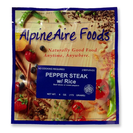 photo: AlpineAire Foods Pepper Steak with Rice meat entrée