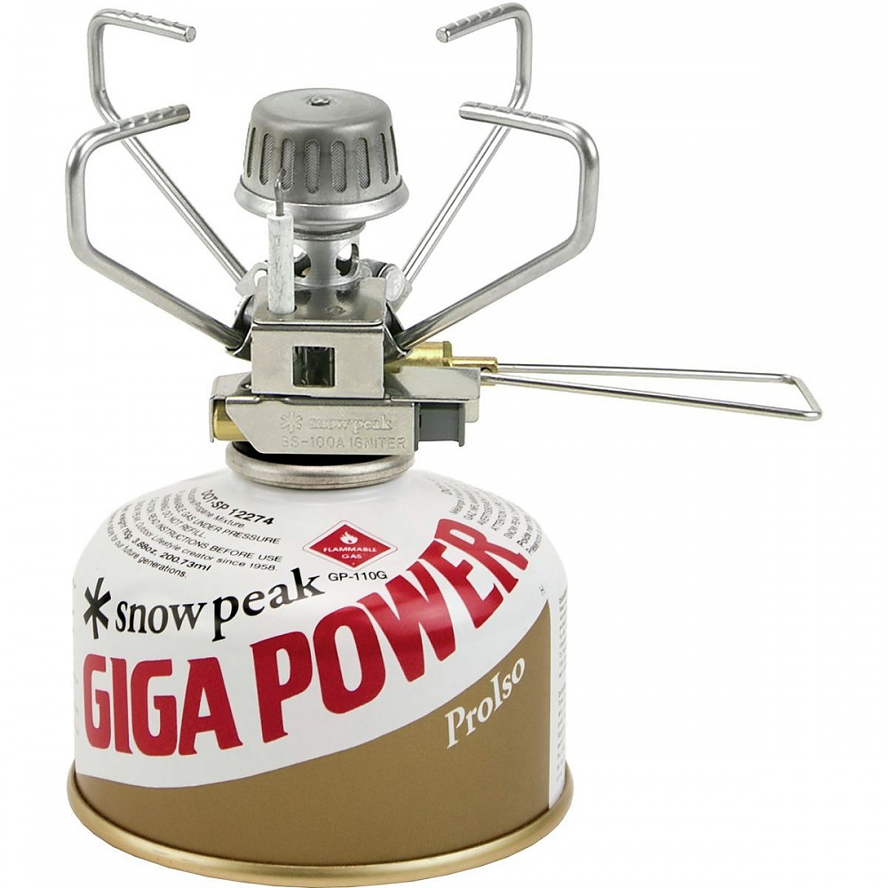 photo: Snow Peak GigaPower Auto compressed fuel canister stove