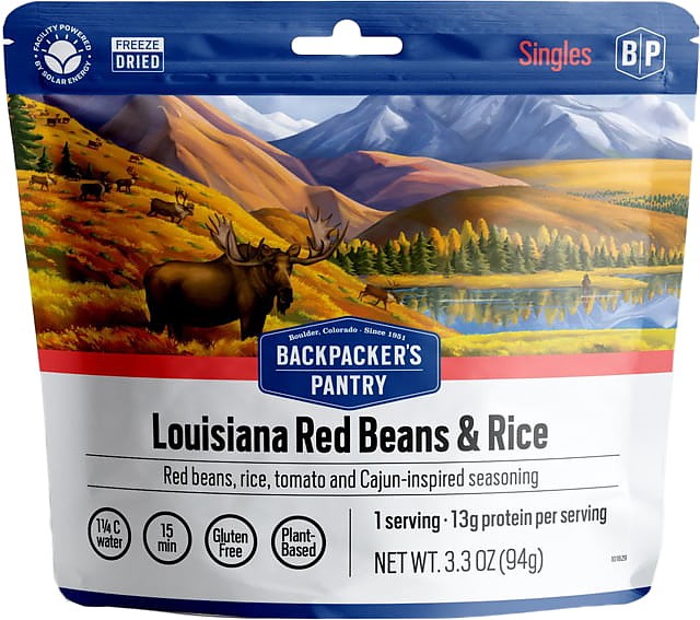 photo: Backpacker's Pantry Louisiana Red Beans & Rice vegetarian entrée