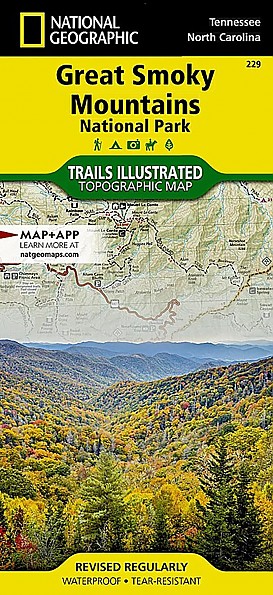 National Geographic Great Smoky Mountains National Park Map