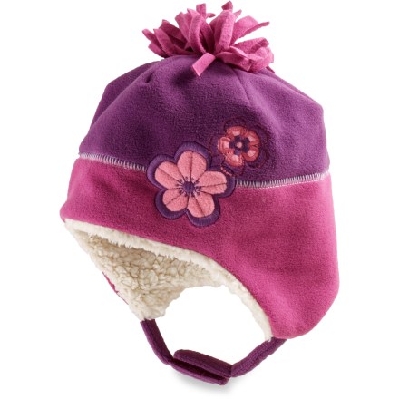 photo: REI Floral Fleece Peruvian Hat winter hat