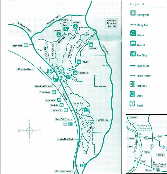 Return to Mississippi Palisades SP (Savanna, IL) - Trailspace