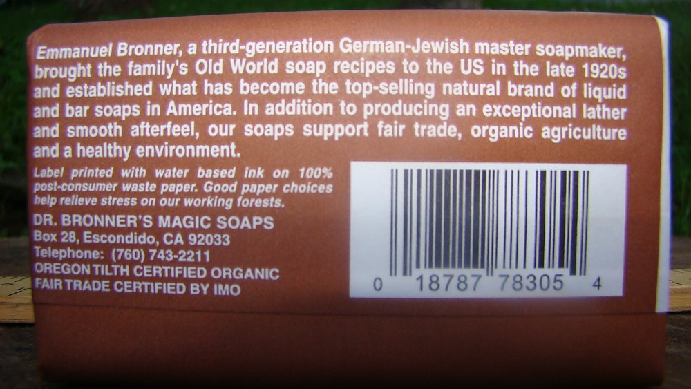 Dr. Bronner Eucalyptus Organic Bar Soap Reviews Trailspace