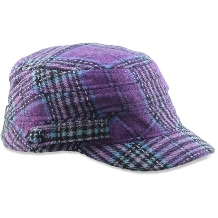 photo: REI Plaid Cabbie Wool Cap winter hat