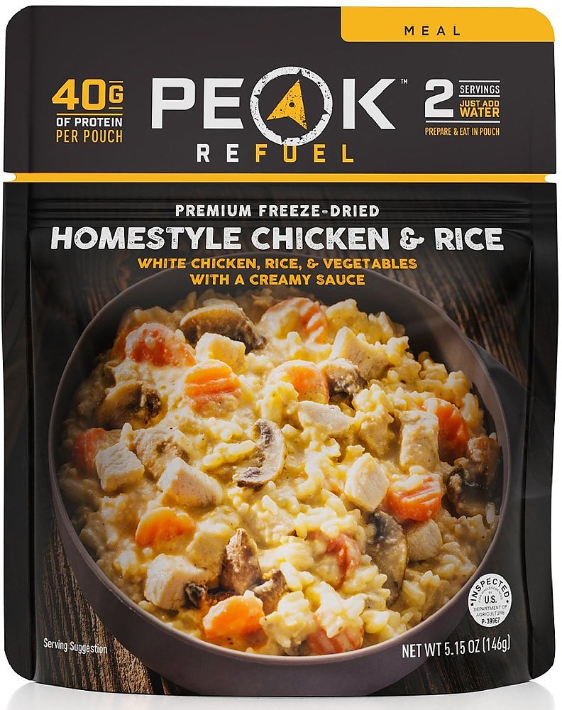 photo: Peak Refuel Homestyle Chicken & Rice meat entrée