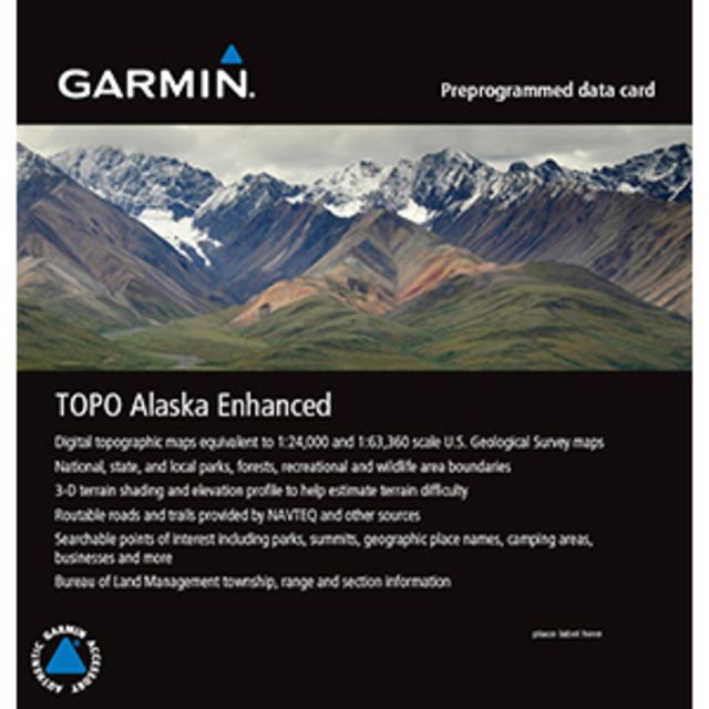 photo: Garmin TOPO Alaska Enhanced microSD Data Card us pacific states map application