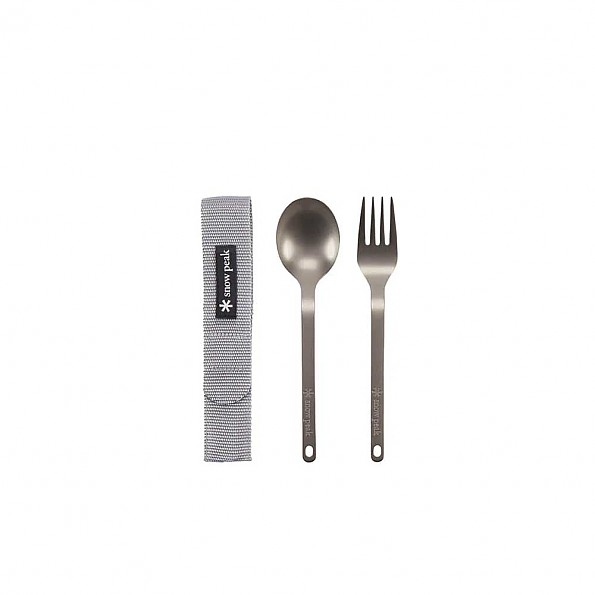 Snow Peak Titanium Fork & Spoon Set