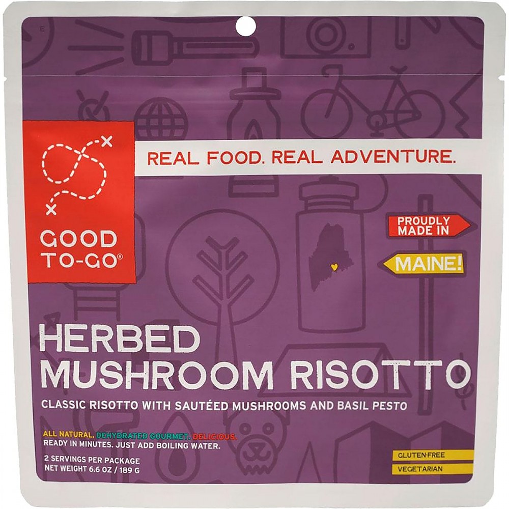 photo: Good To-Go Herbed Mushroom Risotto vegetarian entrée