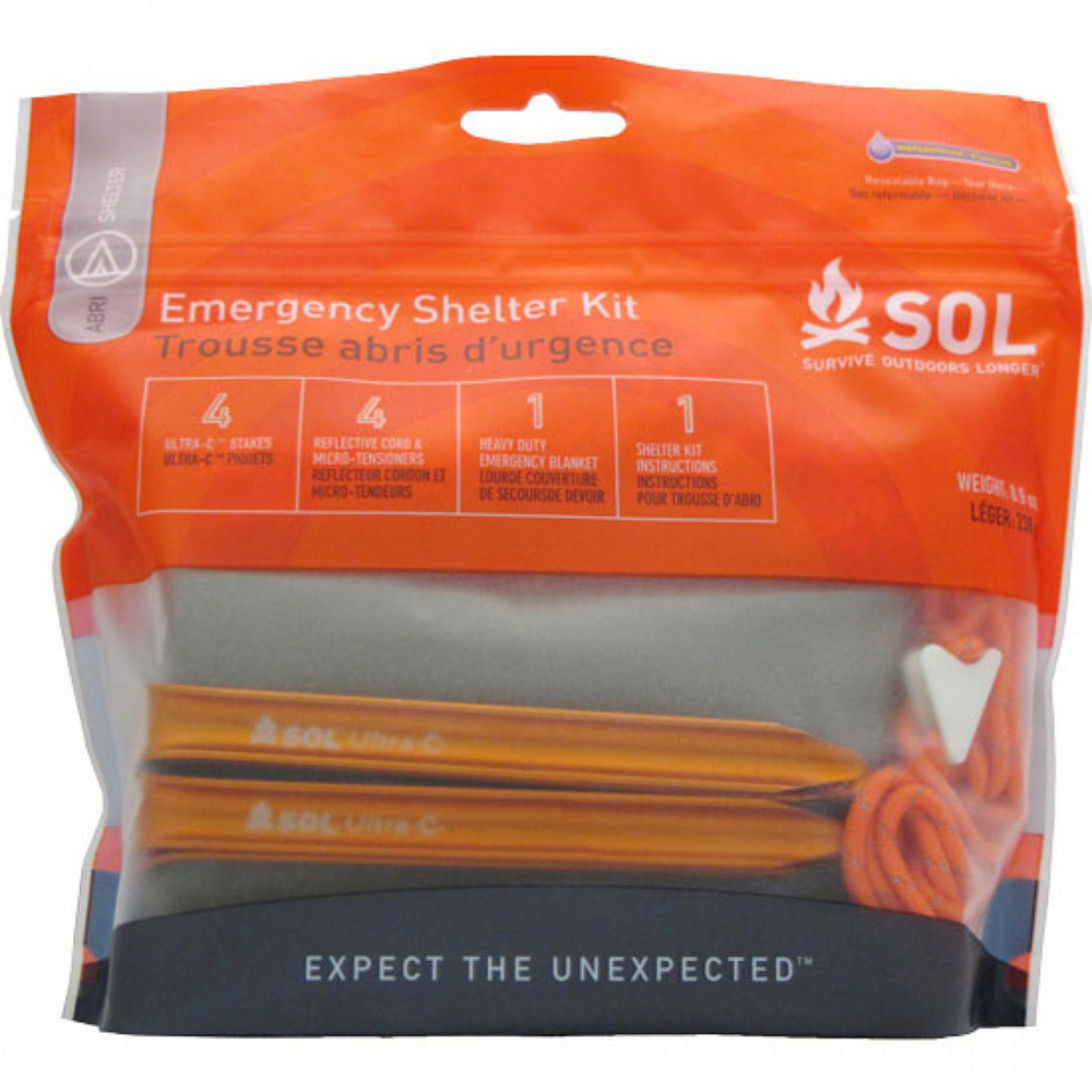 photo: SOL Emergency Shelter Kit emergency shelter