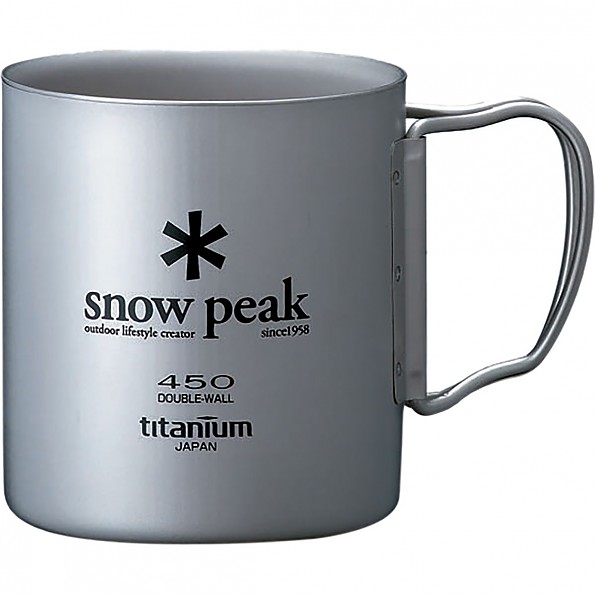  peak Ti-Double Wall 450 Mug 2個セット Ti-Double 450 Mug Set | Snow Peak