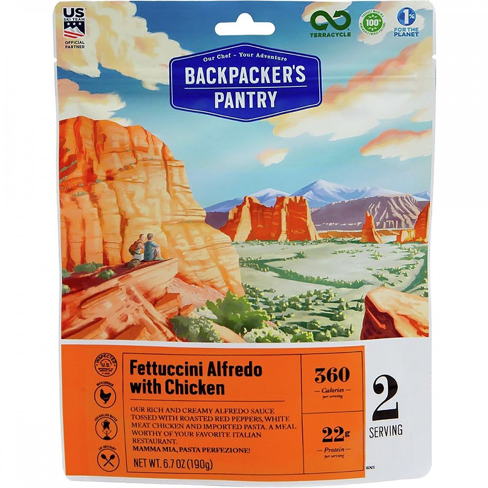 photo: Backpacker's Pantry Fettuccini Alfredo with Chicken meat entrée