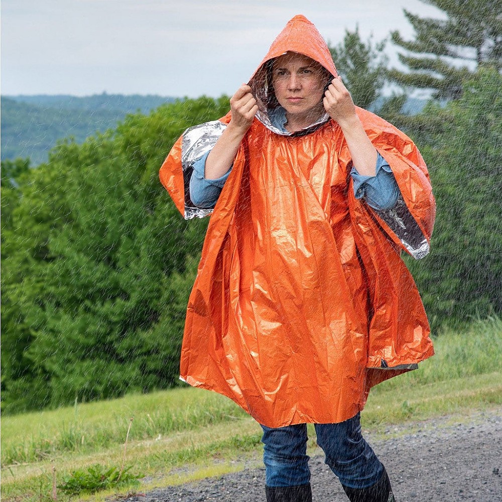 photo: SOL Survival Poncho emergency shelter
