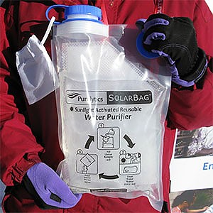 photo: Puralytics SolarBag 3L water purifier