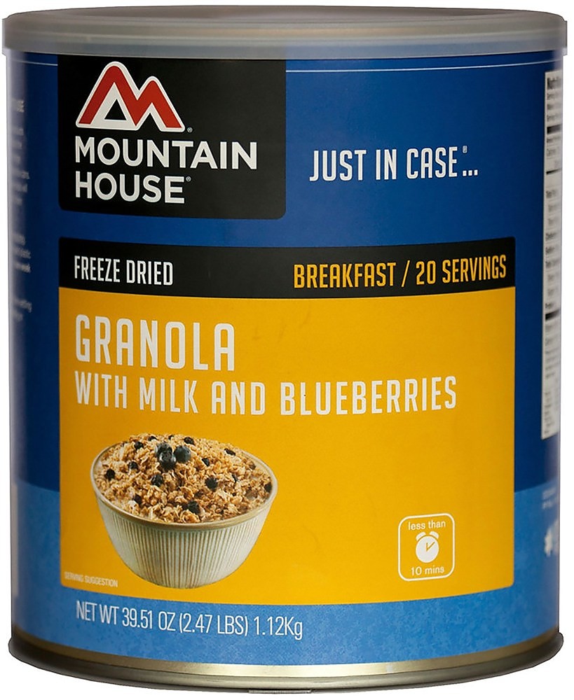 Mountain House Granola with Milk and Blueberries Reviews Trailspace