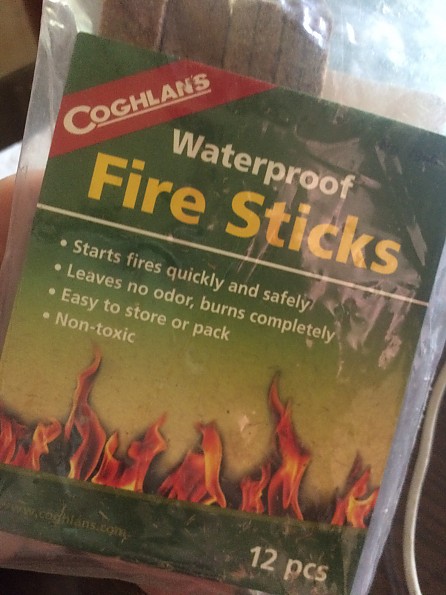 3-Pack of 12 Coghlan's Waterproof Fire Sticks Tinder Emergency Fire Starters 