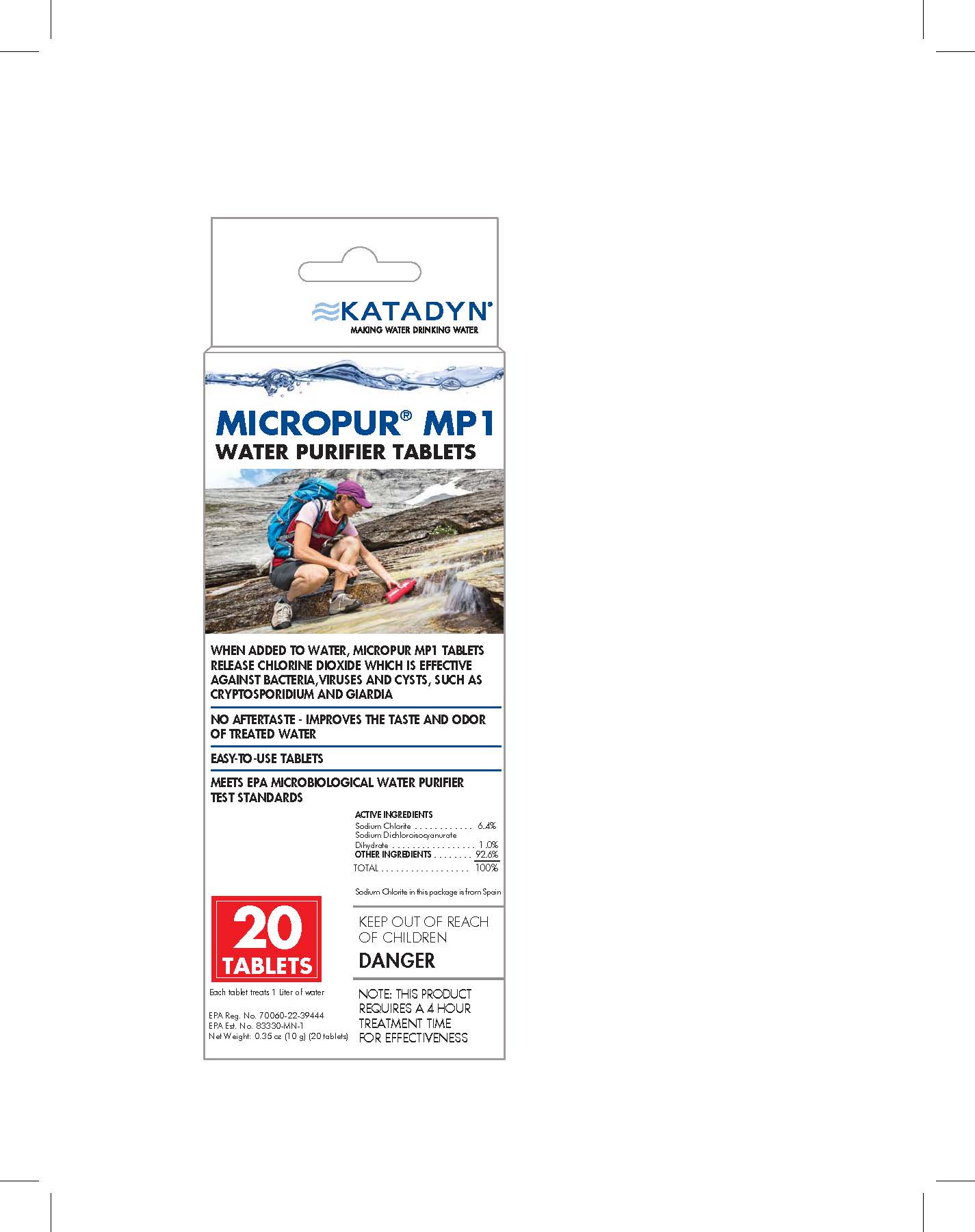 photo: Katadyn Micropur MP1 Purification Tablets chemical water treatment
