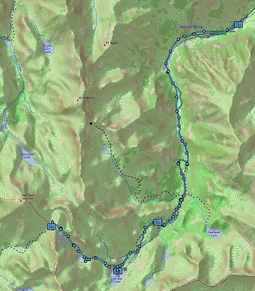 McGee Creek, John Muir Wilderness Trailspace