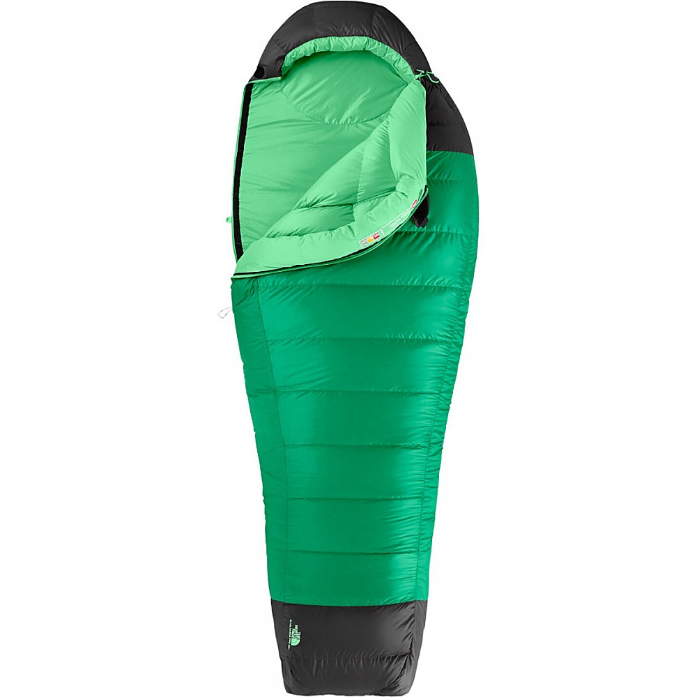 photo: The North Face Women's Green Kazoo 3-season down sleeping bag