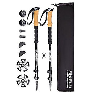 photo: Foxelli Carbon Fiber Trekking Poles rigid trekking pole