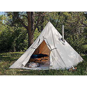 photo: Cabela's Outfitter Range A-Frame Tent by Montana Canvas three-season tent