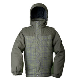 photo: White Sierra Bobby Lee Jacket component (3-in-1) jacket