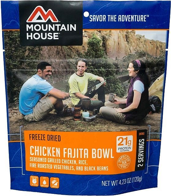 Mountain House Chicken Fajita Bowl Reviews Trailspace