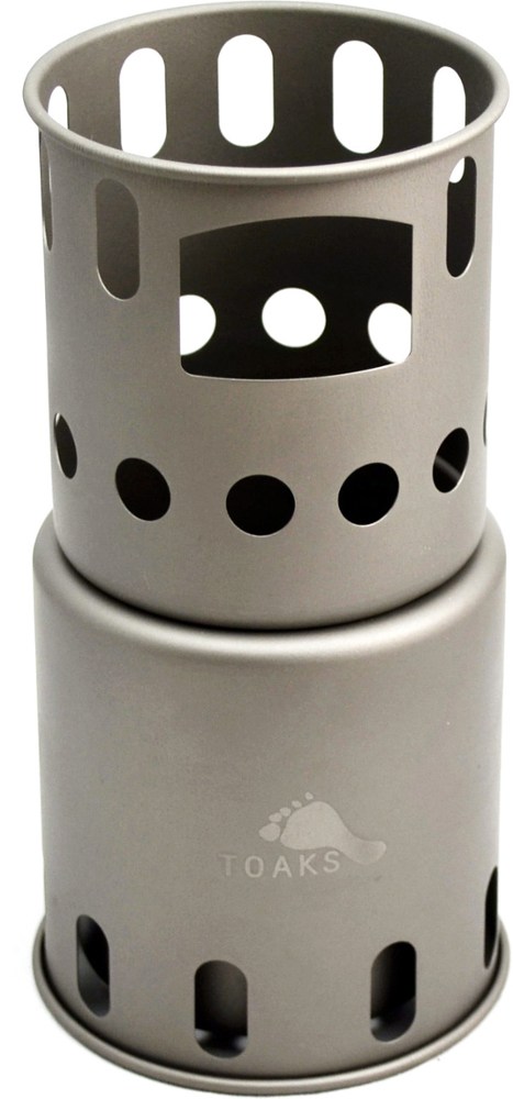 Toaks Titanium Backpacking Wood Burning Stove Small Reviews Trailspace