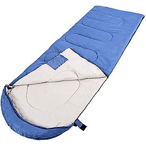 photo:   CRAZO Premium Hooded Envelope Sleeping Bag warm weather synthetic sleeping bag