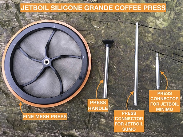 Jetboil Grande Silicone Coffee Press Reviews - Trailspace