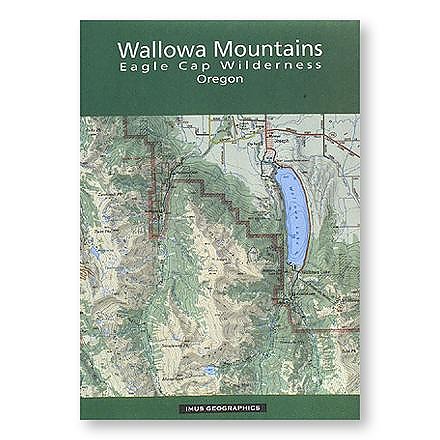photo: Imus Geographics Wallowa Mountain/Eagle Cap Wilderness Map us pacific states paper map