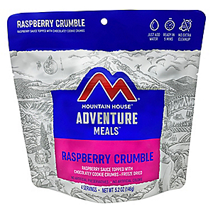 photo: Mountain House Raspberry Crumble dessert