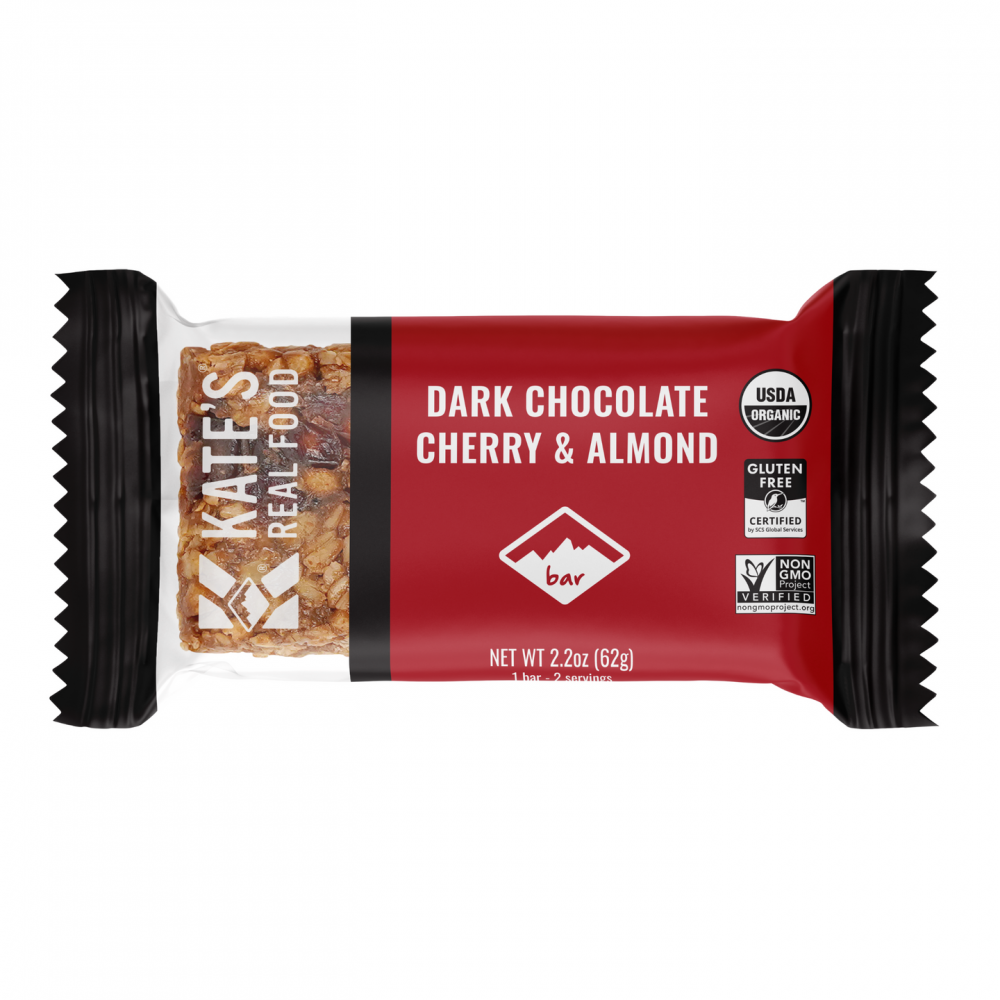 photo: Kate's Real Food Dark Chocolate Cherry & Almond Bar nutrition bar