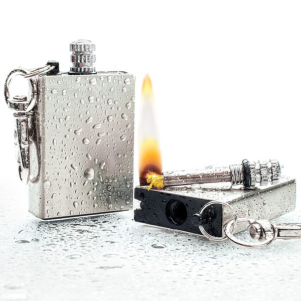 photo:   BudK Waterproof Permanent Match Survival Lighter fire starter