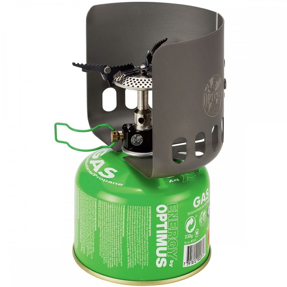 photo: Optimus Elektra FE compressed fuel canister stove