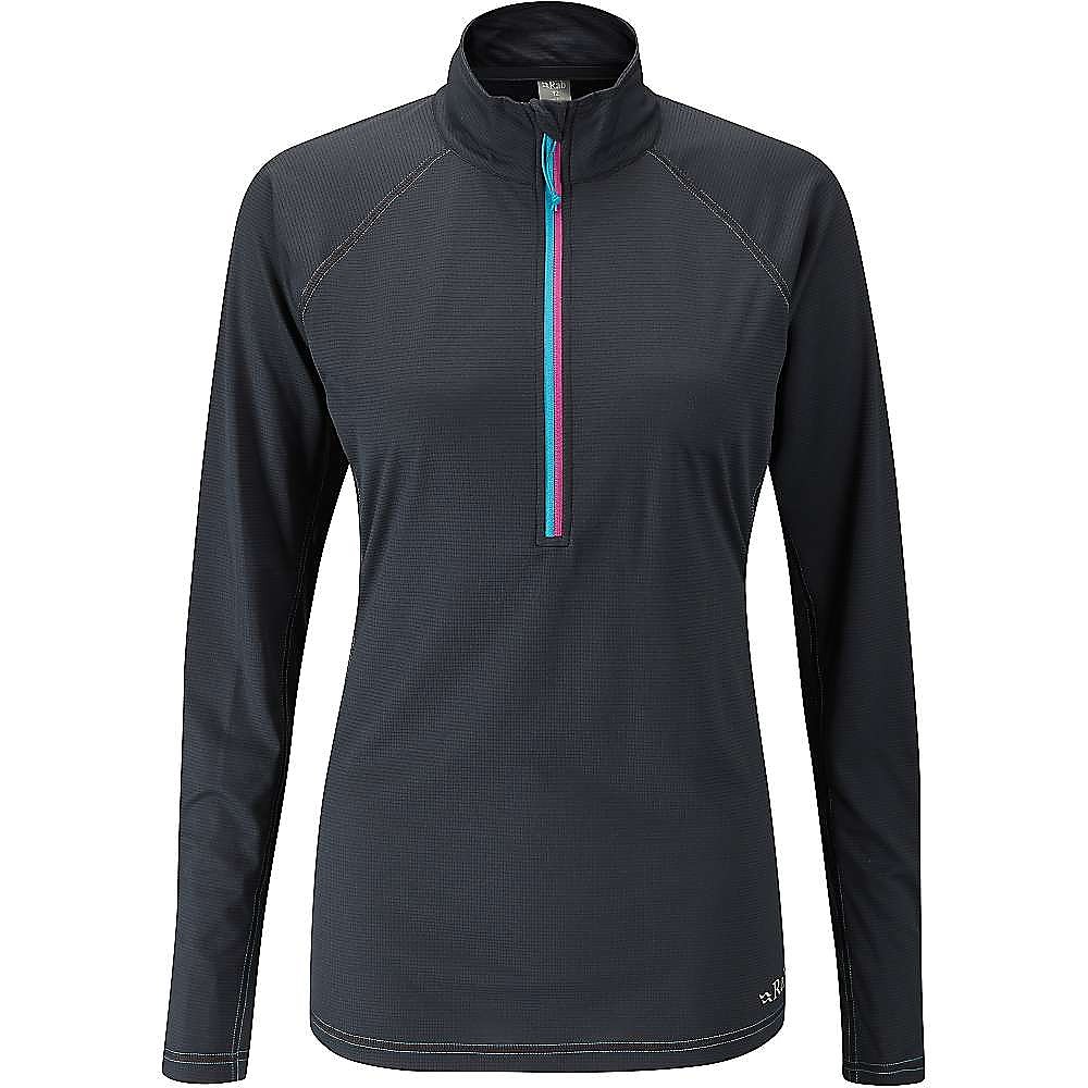 photo: Rab Women's Interval Long Sleeve Zip Tee long sleeve performance top