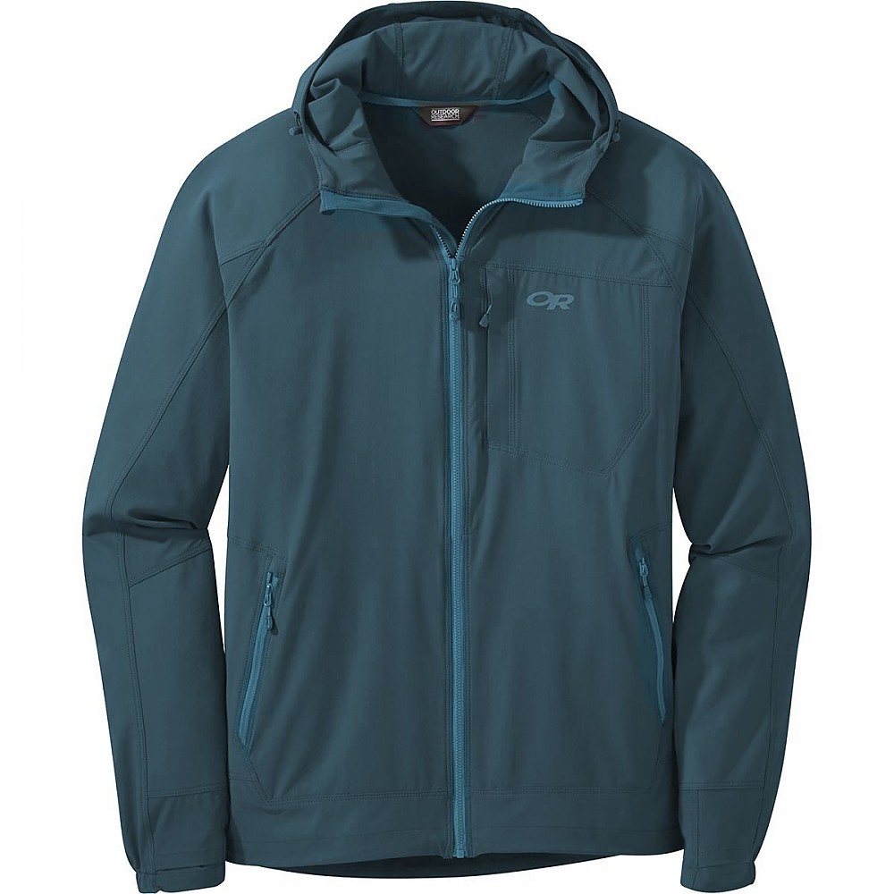 photo: Outdoor Research Ferrosi Hoodie soft shell jacket