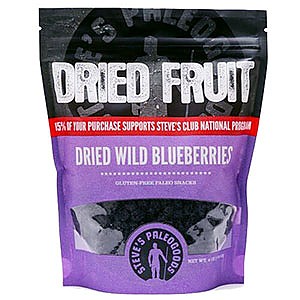 photo:   Steve's Paleogoods Dried Wild Blueberries snack/side dish