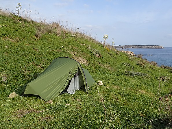 Vango helium outlet tent