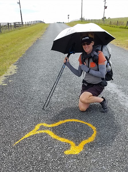 Trekking umbrella Swing backpack 