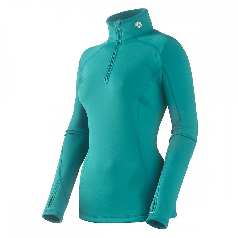 photo: Mountain Hardwear Women's Power Stretch Zip T base layer top