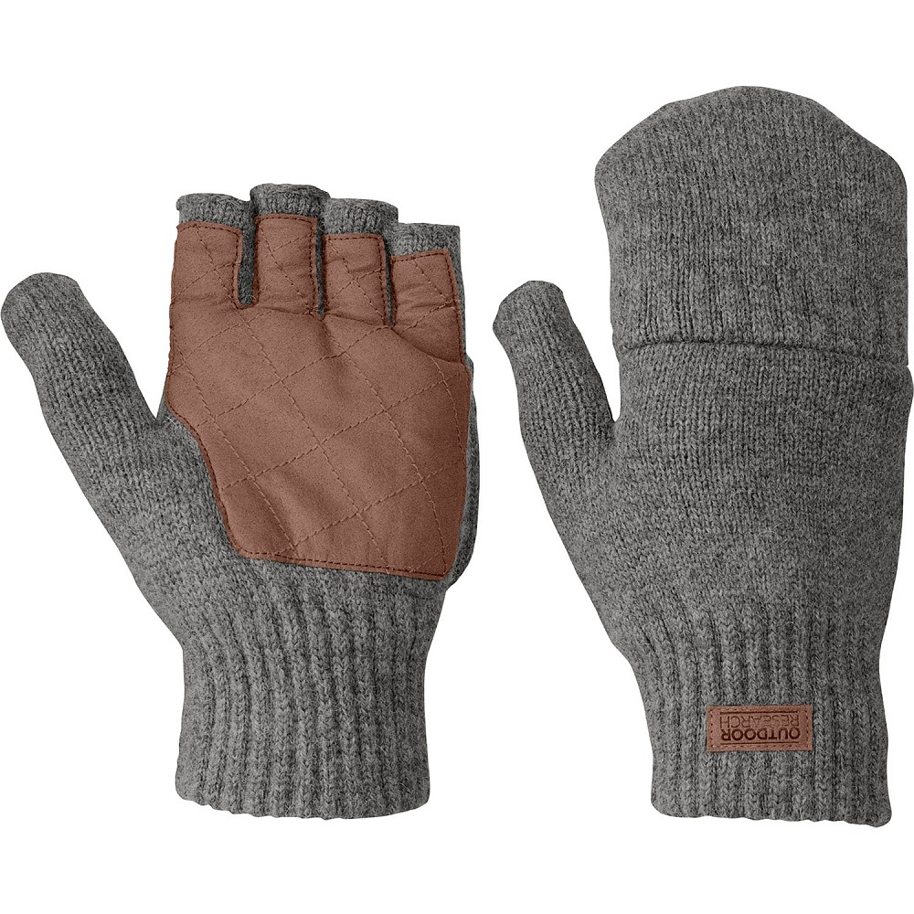 photo: Outdoor Research Lost Coast Fingerless Mitts fleece glove/mitten